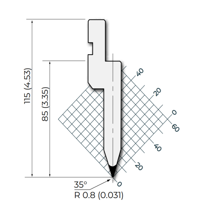 Stile Amada 35°R0.8