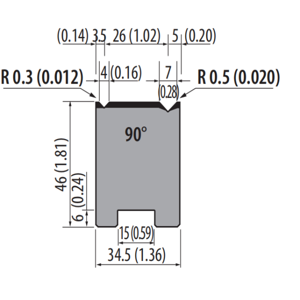 Stile Amada H46 90° 2V